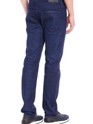 Синие джинсы BOSS: фото 4 - Invogue